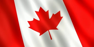 加拿大国旗(循环视频)