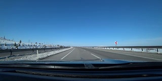 雪道路视图