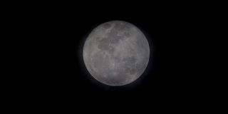 满月的概念。它是黑暗夜晚的满月之美