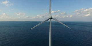 韩国Jejeu岛的风力涡轮机