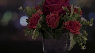 情人节红玫瑰装饰视频素材模板下载