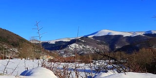 在法国旅行时拍摄的比利牛斯雪山