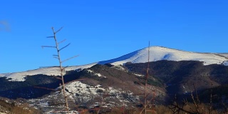 在法国旅行时拍摄的比利牛斯雪山