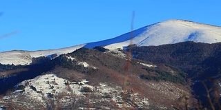 在法国旅行时拍摄的比利牛斯雪山