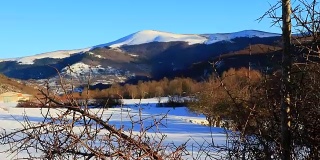 在法国旅行时拍摄的比利牛斯雪山