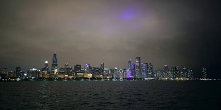 芝加哥城市的天际线和海滨