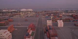 长滩集装箱堆场空港