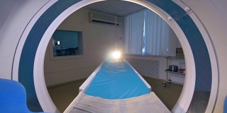 现代医院的设备。CT, MRI，断层扫描。