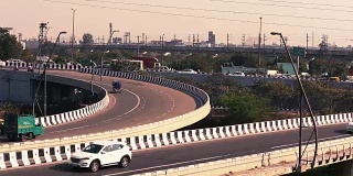 德里城市交通时间流逝