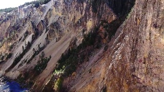 黄石国家公园大峡谷视频素材模板下载