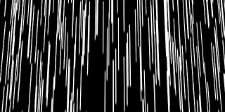 抽象的雨，无缝循环的3d动画在黑色的背景。
