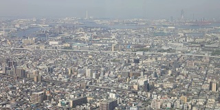 全景大阪的城市
