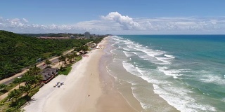巴西巴伊亚州伊尔赫乌斯的米霍纳里奥斯海滩