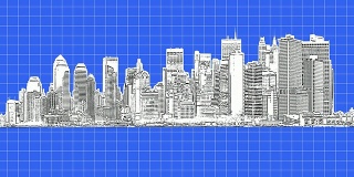 城市建筑蓝图