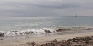 四季:安达曼海上的波浪，淘金拍摄