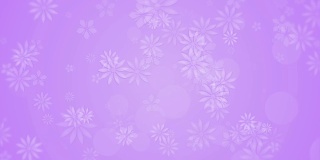 浅紫色移动背景与花