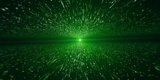 光束，绿色粒子(可循环)