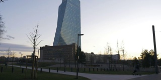 位于法兰克福的欧洲中央银行大楼