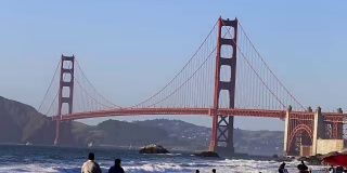 旧金山金门大桥的时间流逝