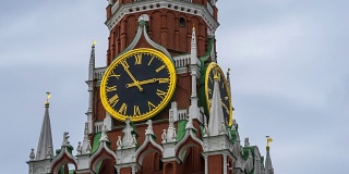 克里姆林宫的时钟“报时”，延时