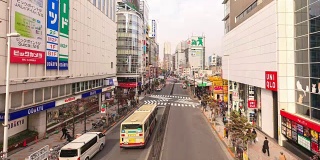 日本东京交通繁忙