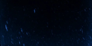雪花在冬夜飘落的慢镜头背景