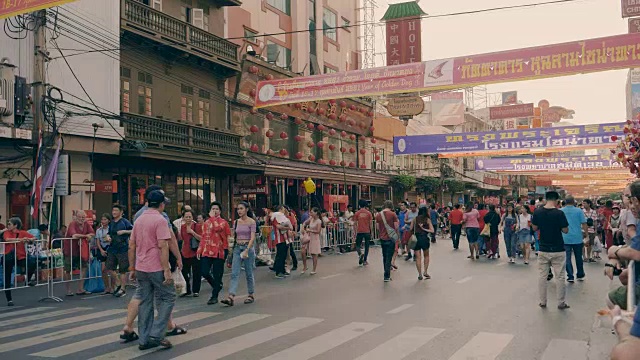 泰国曼谷唐人街的中国新年