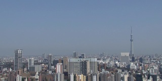 东京宽频与东京天空树蓝天