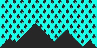 雨在山上-矢量动画