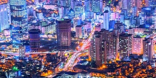 4K时间流逝，韩国城市韩国