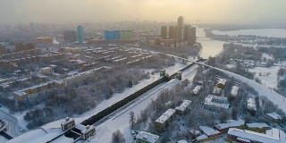 俄罗斯莫斯科运河。