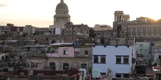 哈瓦那城市景观与国会大厦