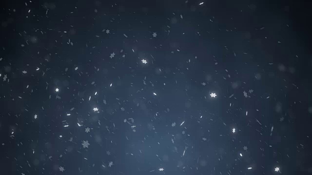 4K-White Snow Falling |循环