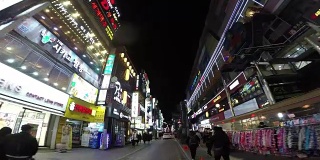 亚洲韩国釜山秀渊夜景
