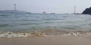 松岛海滩，釜山，韩国