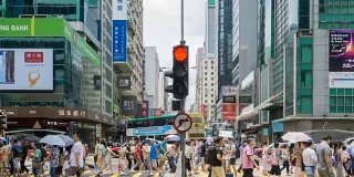 4K时光流逝:香港购物街