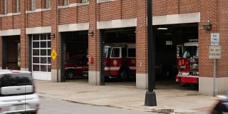 红砖消防站建站日拍摄