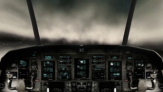 在穿越云层的飞船驾驶舱里视频素材模板下载