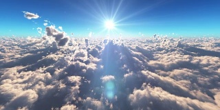 飞过云层，飞过阳光