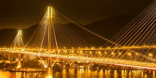 4K时间推移-从早到晚，汀九桥，香港