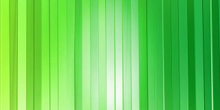 摘要低聚风格的环形背景。3d无缝动画4k。现代渐变颜色。绿色表面如窗帘。1