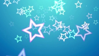 流行和可爱，可爱的蓝星Bound[7秒循环]视频素材模板下载