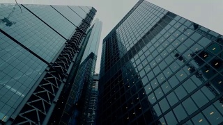 英国伦敦的摩天大楼视频素材模板下载