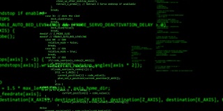 计算机编程代码打字黑客程序员编码器应用程序应用4k