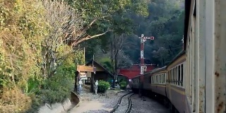 视频铁路运输和景观