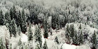 雪山场景-无人机拍摄