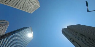 新宿商业区摩天大楼