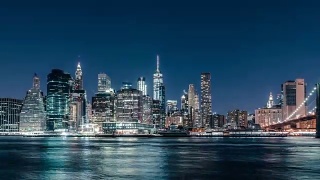 T/L ZO曼哈顿/纽约夜景视频素材模板下载