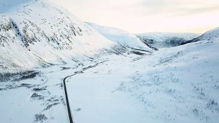 挪威风景路线——挪威的北部视频素材模板下载