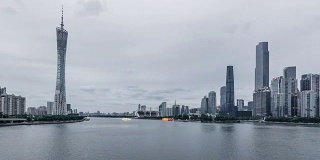 T/L ZI View of Guangzhou Urban Skyline /广东，中国